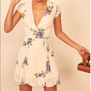 Mini floral reformation dress